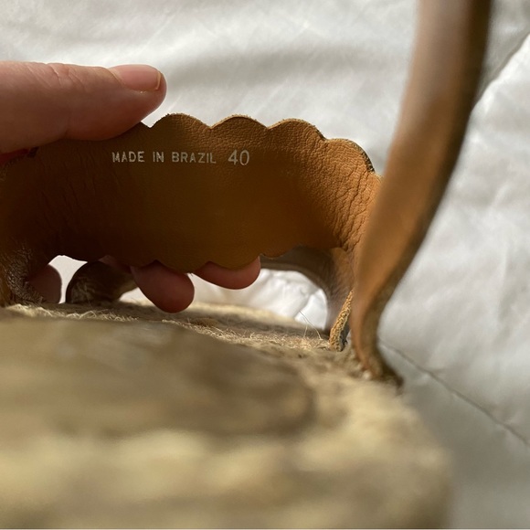 Zimmermann Olive Scallop Espadrille Sandal - Picture 6 of 8